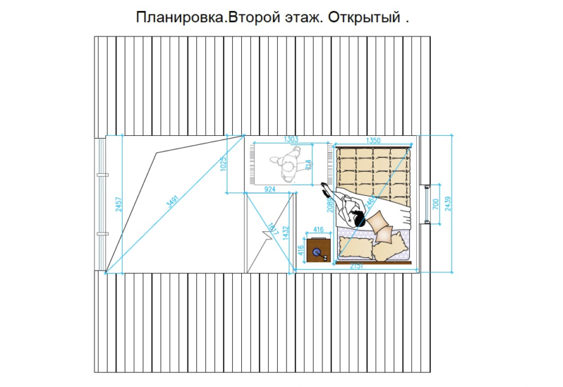 Рекомендуемая планировка дома A-Frame «A-Frame»